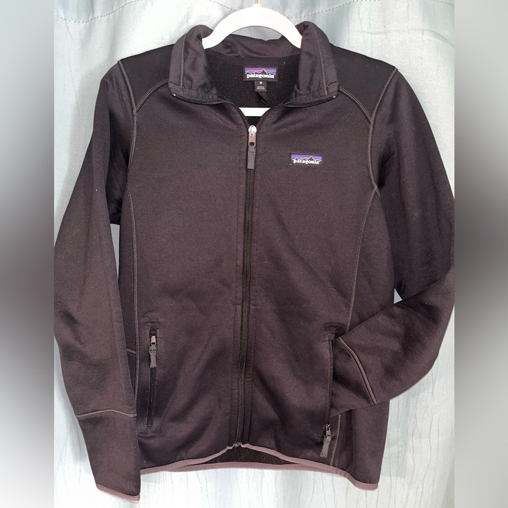 Patagonia Midnight Black Zip-Up Jacket